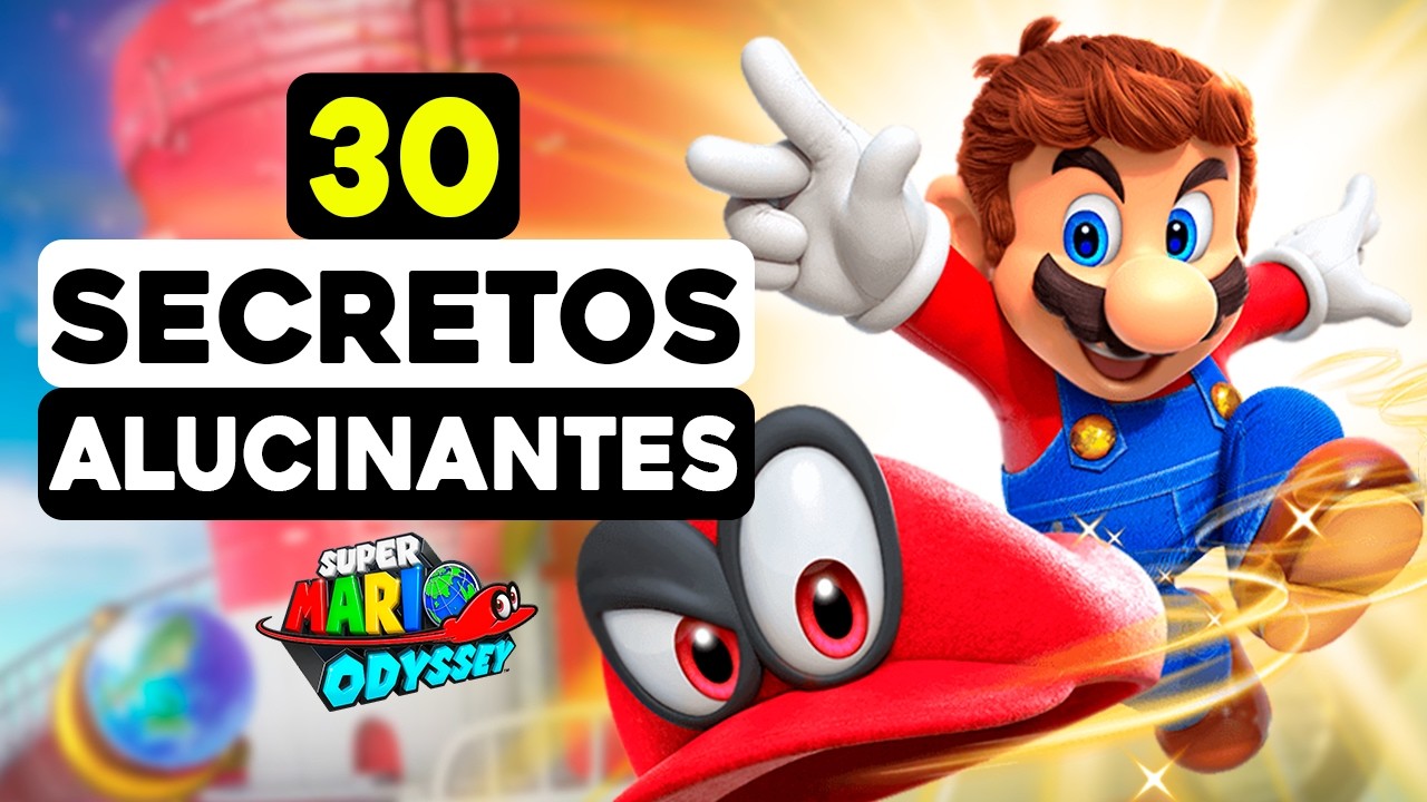 30 Secretos y Curiosidades ALUCINANTES de Super Mario Odyssey 🏆