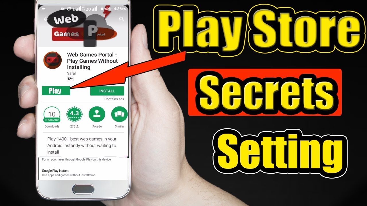 Top 5 Google Play Store Secret Settings - Play Store Hidden Features