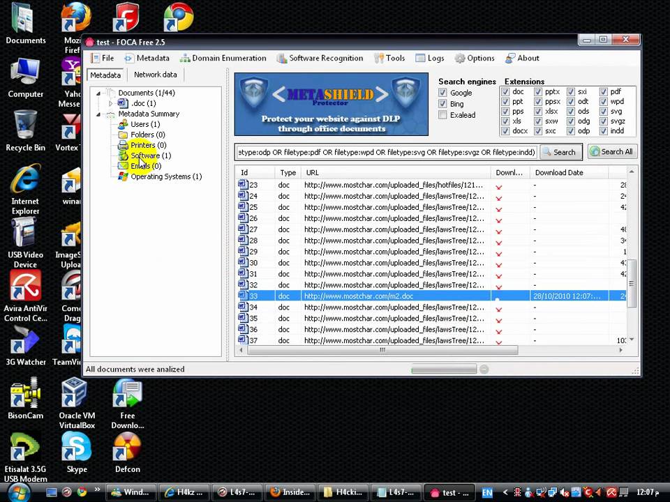 how to extract metadata form files using Foca Tool By L4s7-H4ck3r