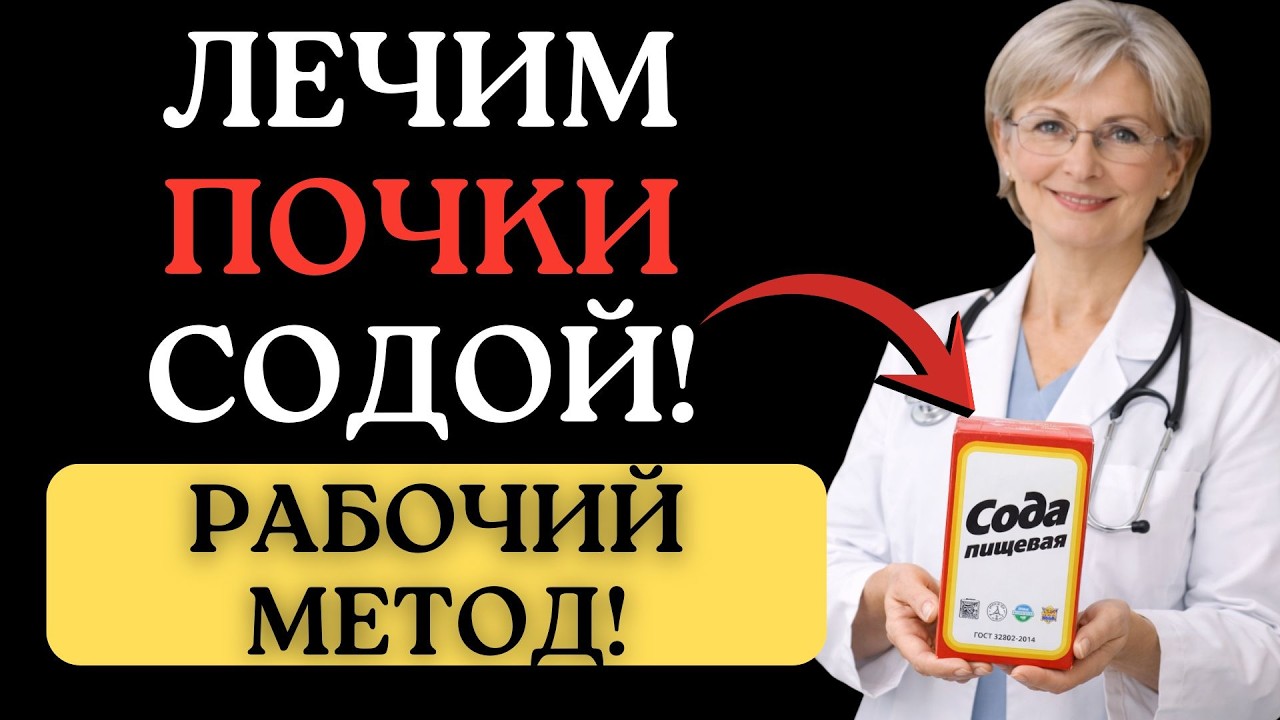 РАБОЧИЙ метод очищения почек! Вся правда про СОДУ! Попробуй, пока НЕ поздно!