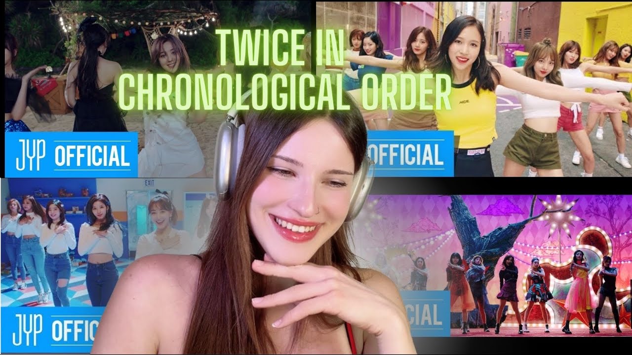 Watching all TWICE MV in chronological order | Likey, Heart Shaker, Dance The Night Away, YES or YES