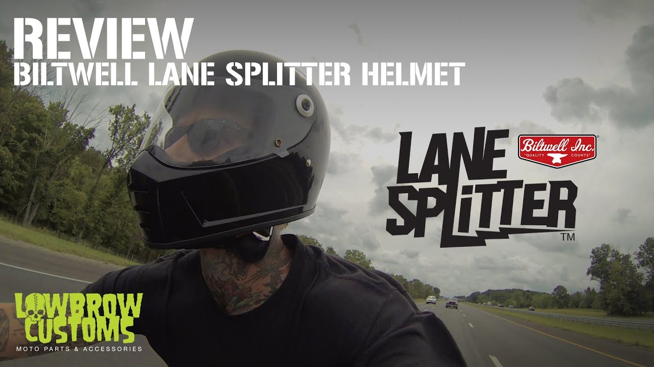 Lowbrow Customs First look At The Biltwell Lane Splitter Full-Face Helmet