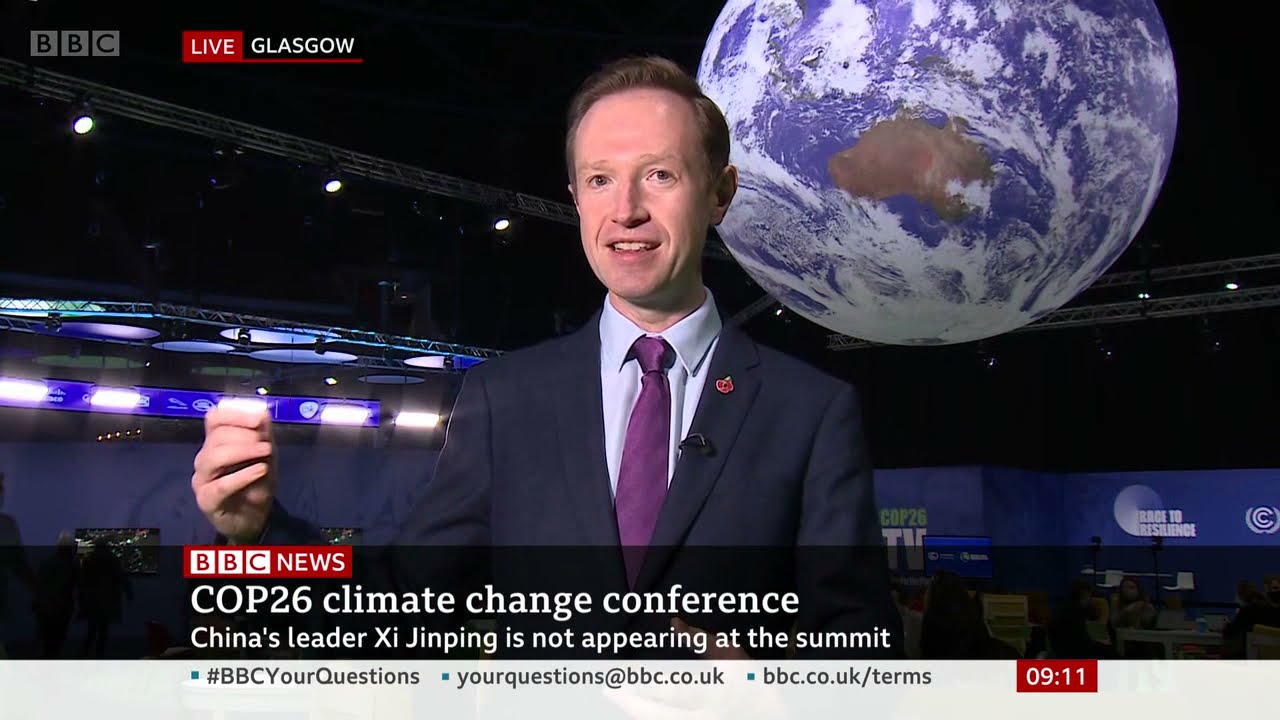BBC News at 9 - 1st November 2021 (COP26 LEADERS' SUMMIT)