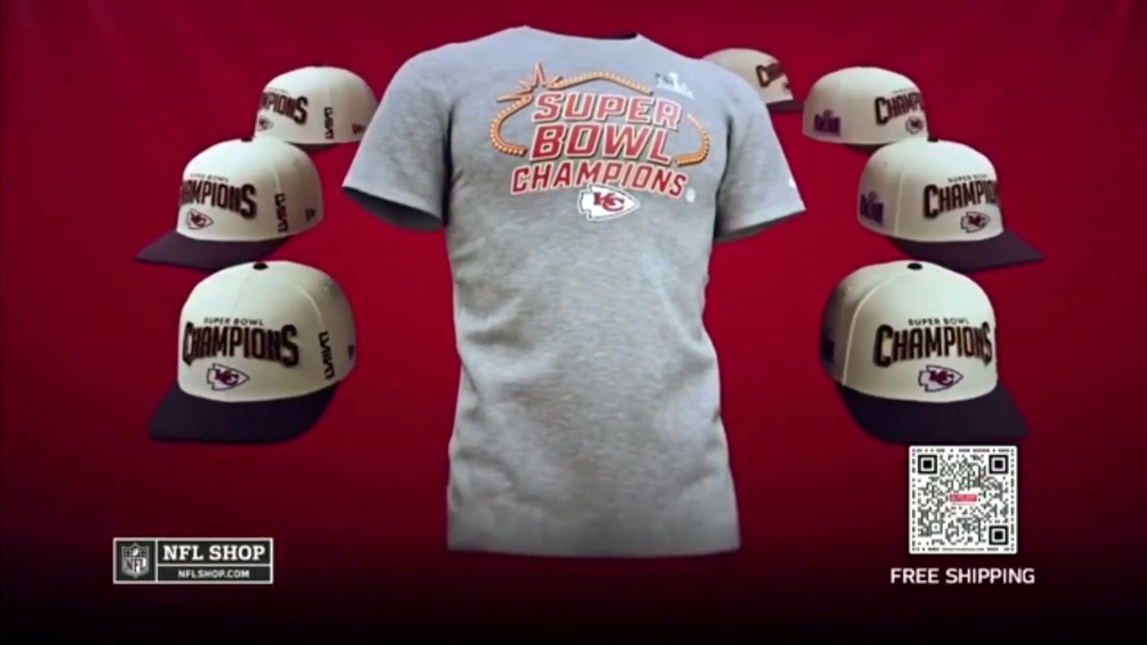 NFL Shop Kansas City Chiefs Super Bowl LVIII Champions Collection Commercial