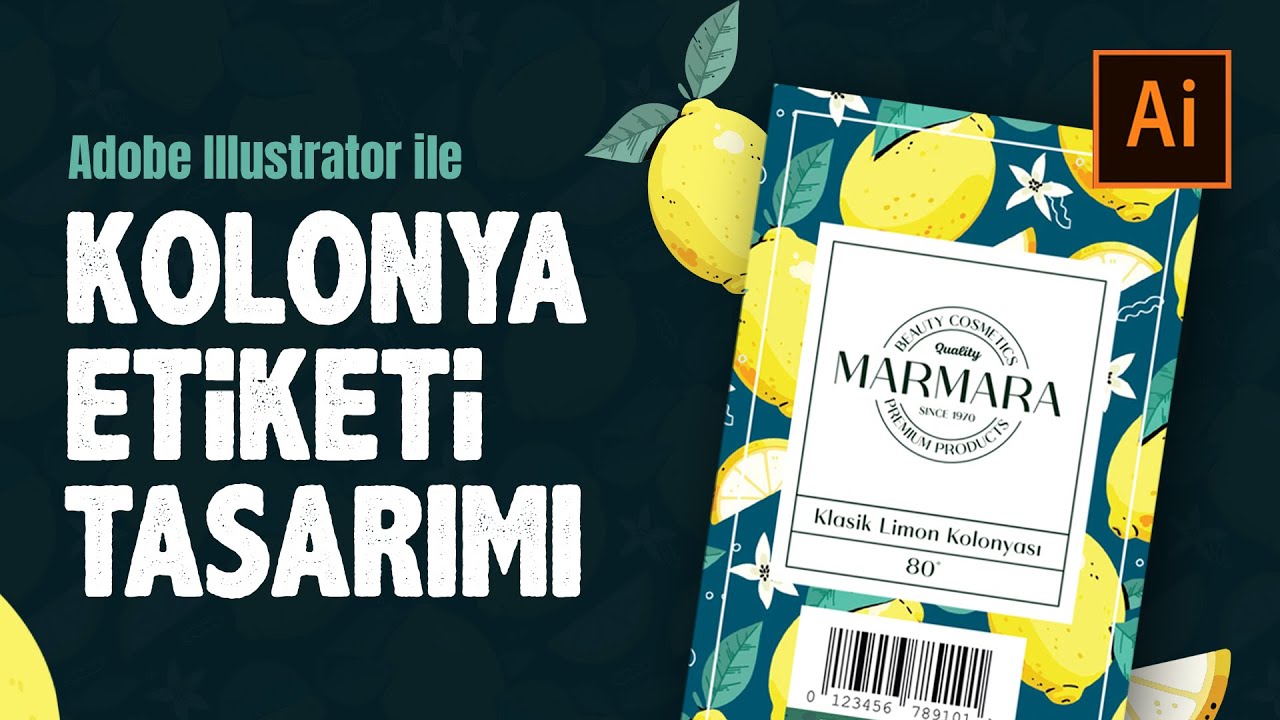 Adobe Illustrator ile Sıfırdan Kozmetik Etiketi Tasarlama