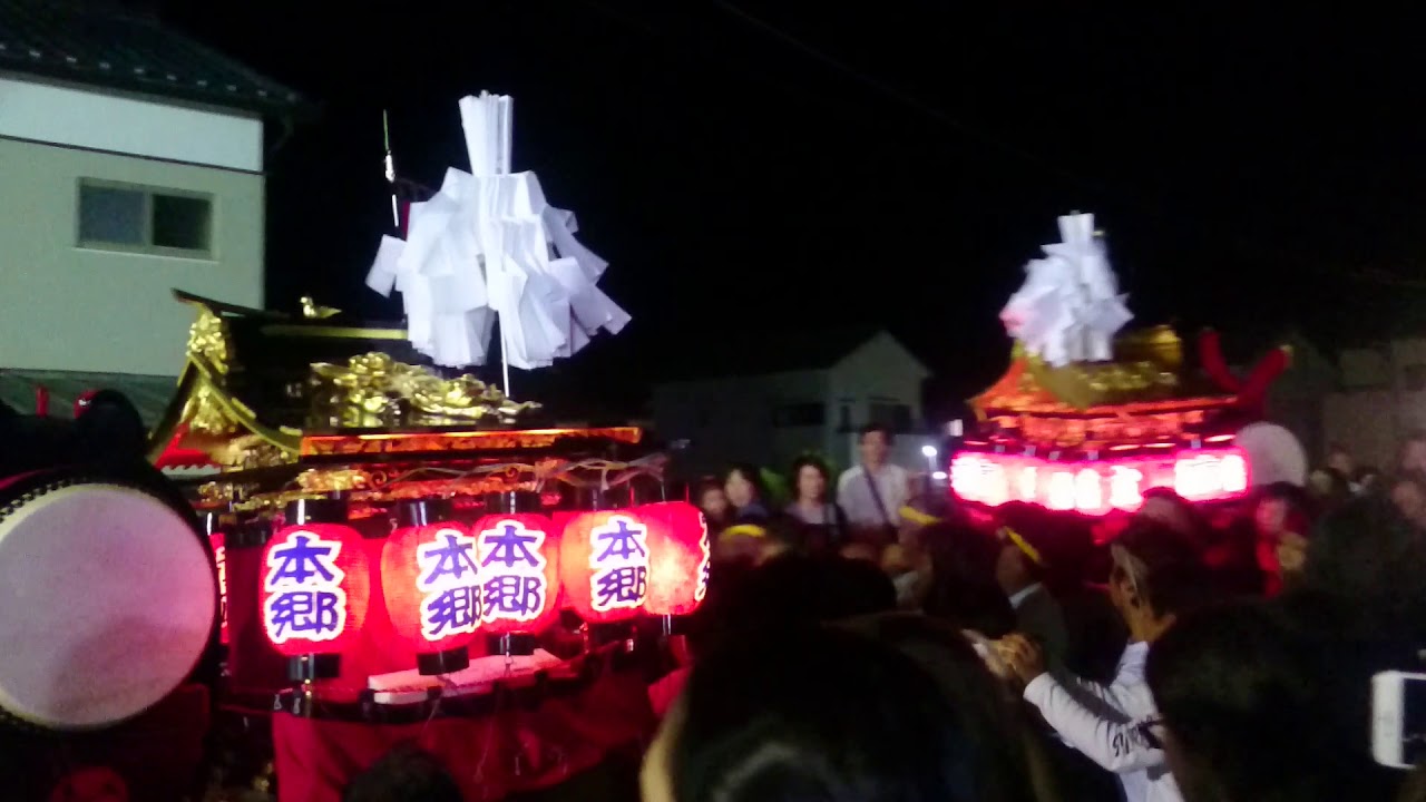 印南祭り2018〜コンギ前押し合い〜