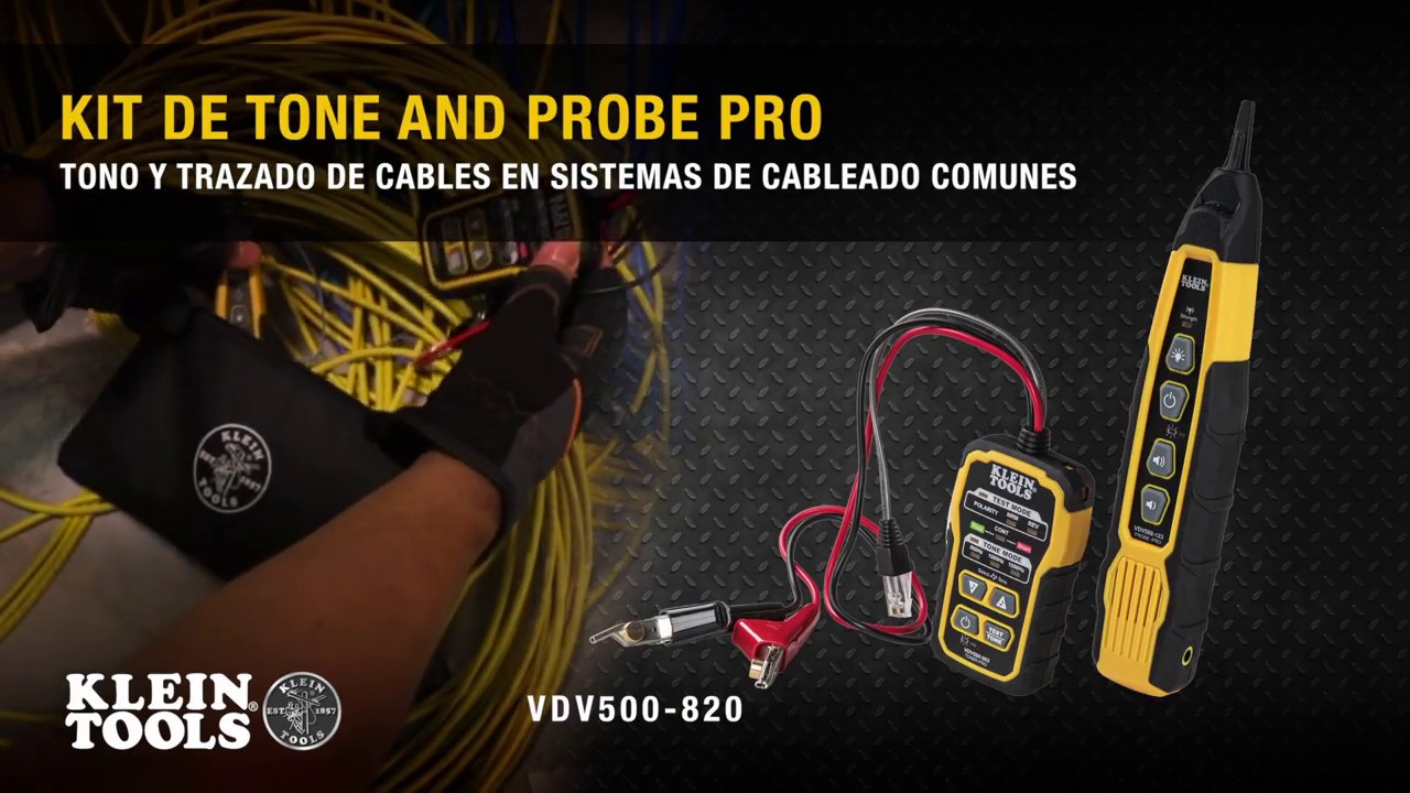 Kit de Tone and Probe PRO. - Mod. VDV500 820