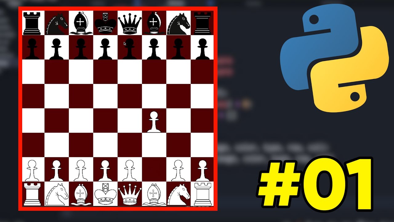 Comment faire un jeu d'échecs en Python avec Pygame ? - Partie 1