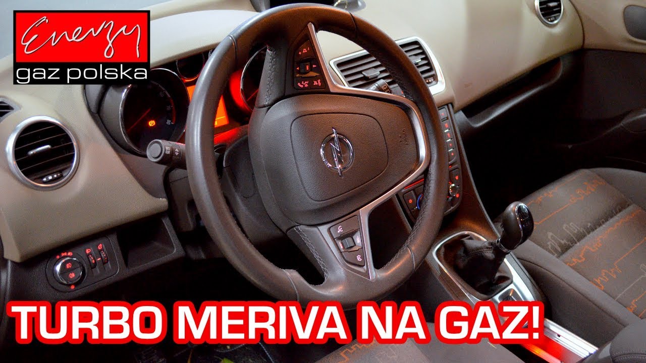 TURBO MERIVA Z GAZEM! Opel Meriva 1.4T 120KM 2011r w Energy Gaz Polska na auto gaz BRC SQ 32 OBD