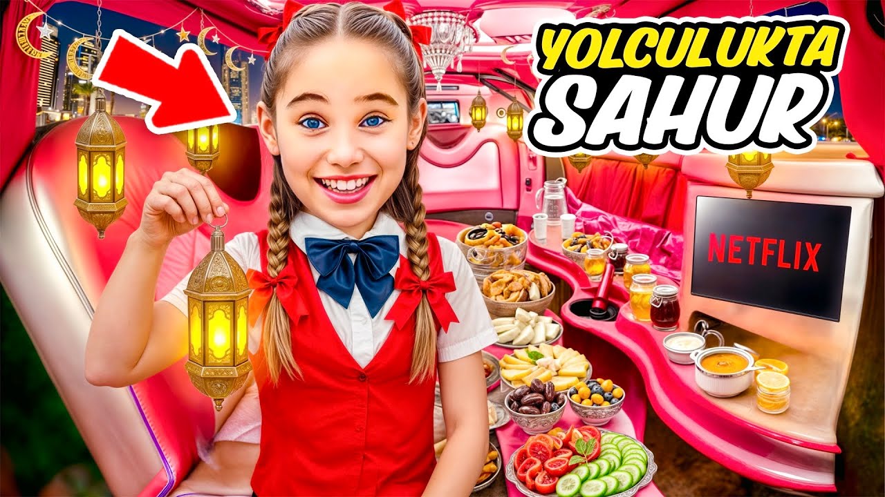 ELİF SİNEM YOLCULUKTA SAHUR VLOG !! SÜRPRİZ SON !! 