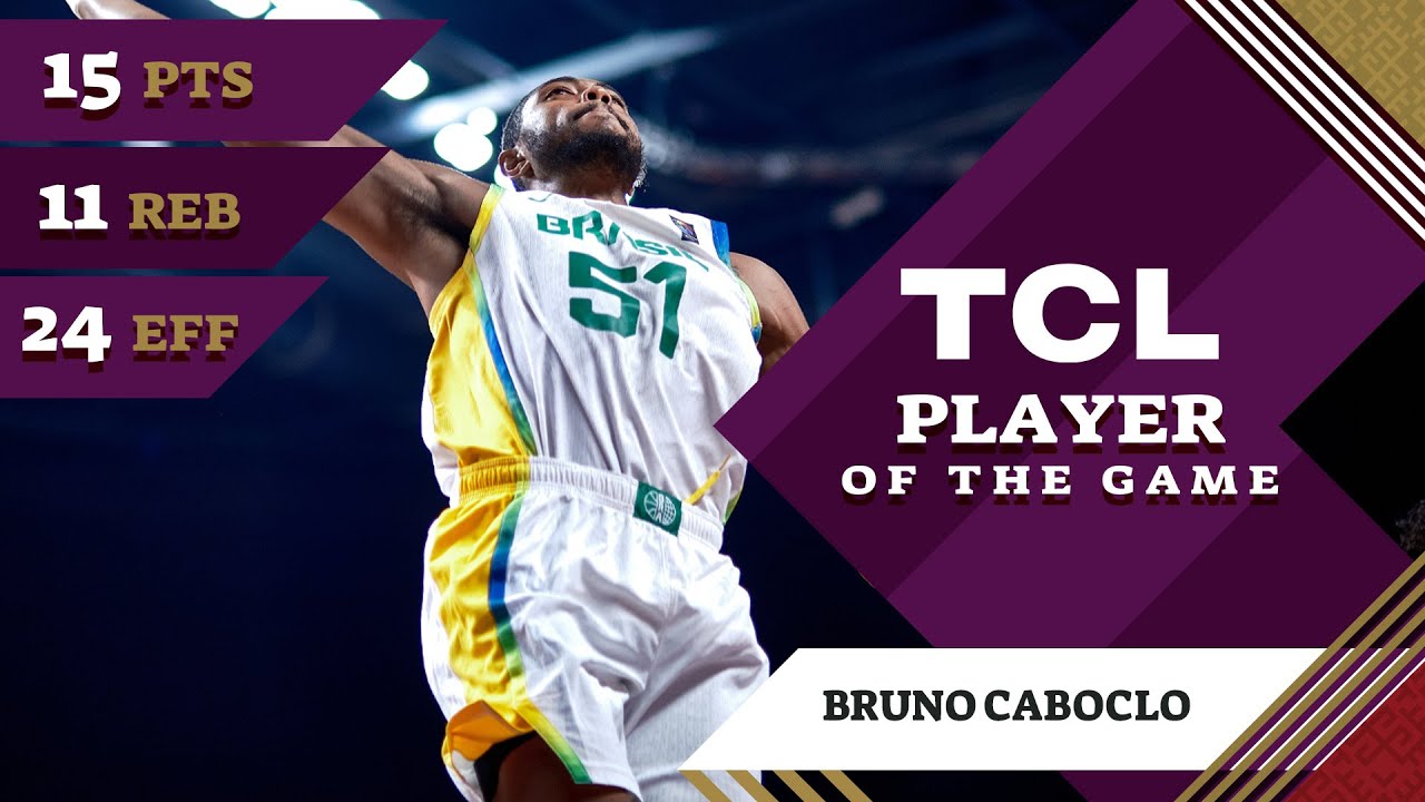 Bruno Caboclo (15 PTS) | TCL Player Of The Game | BRA vs PHI | FIBA OQT 2024 Latvia