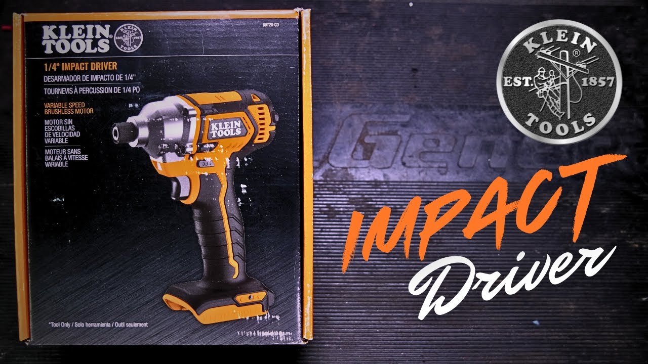 Klein Tools 1/4 In. Hex Drive Battery-Operated Compact Impact Driver (BAT20CD) Power Tool Review