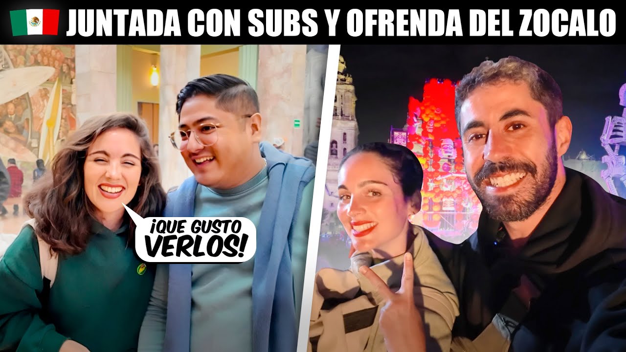 🇲🇽VAMOS a la OFRENDA DEL ZOCALO POR DIA DE MUERTOS y ESTAMOS CON LOS SEGUIDORES 😍
