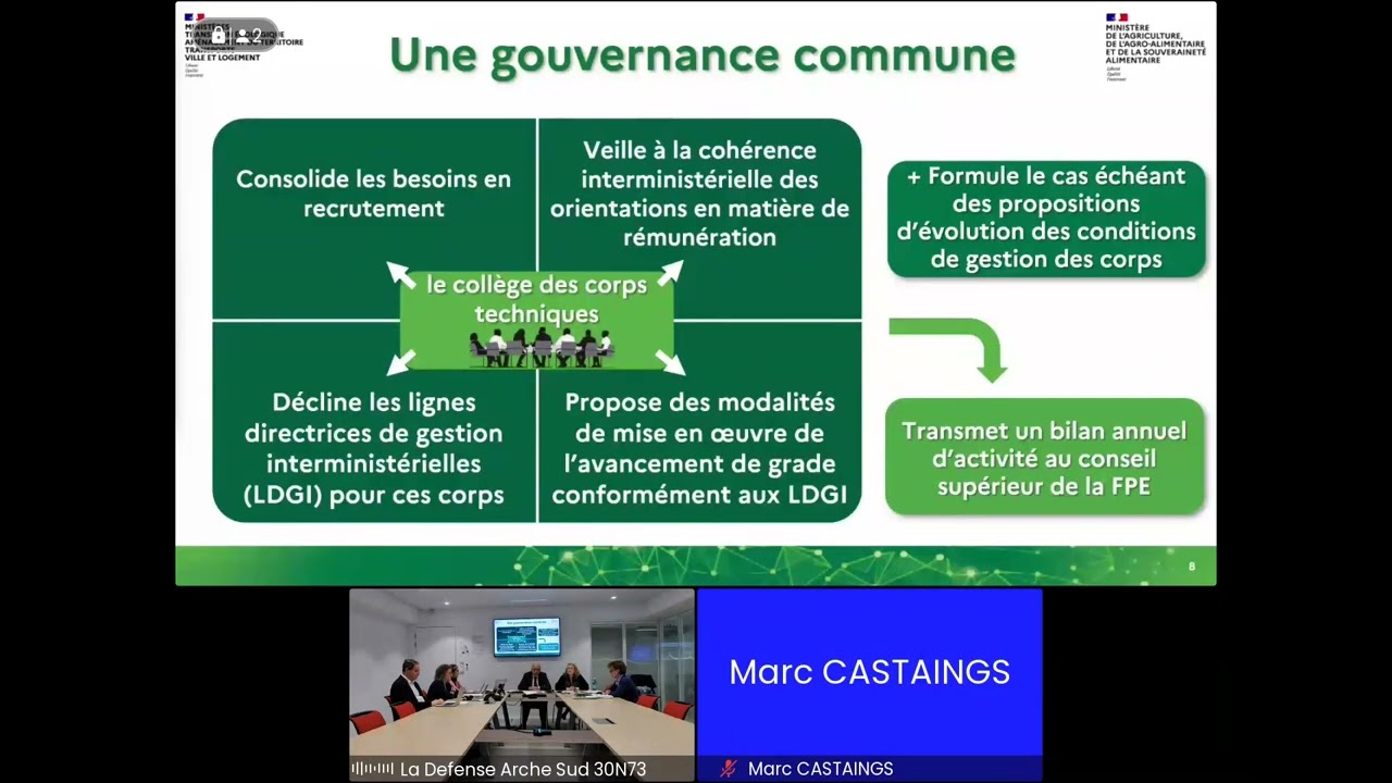Webinaire : présentation de la réforme des corps techniques (MTE et MASA)