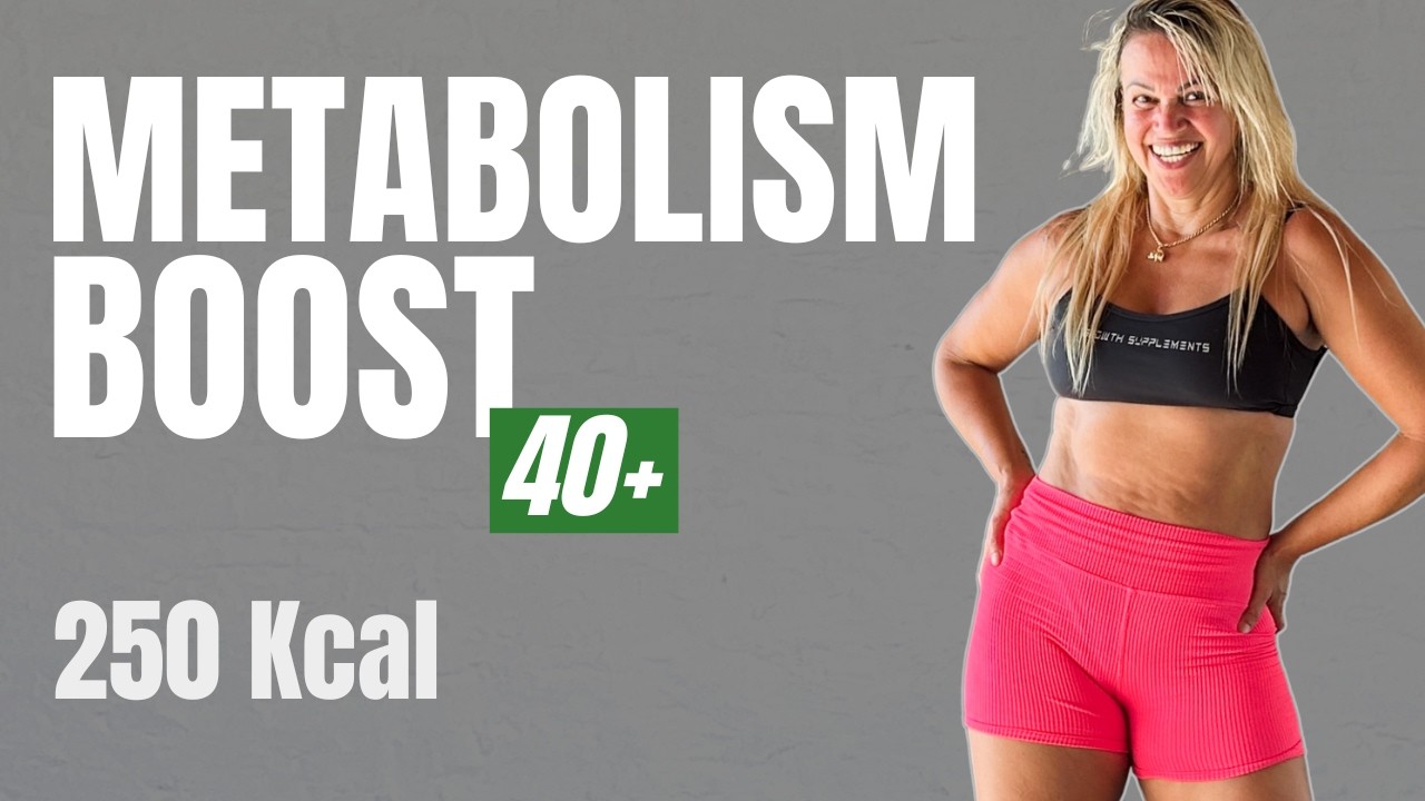 Metabolism Boost Cardio Workout at Home for Women 40+ | Fat Burn