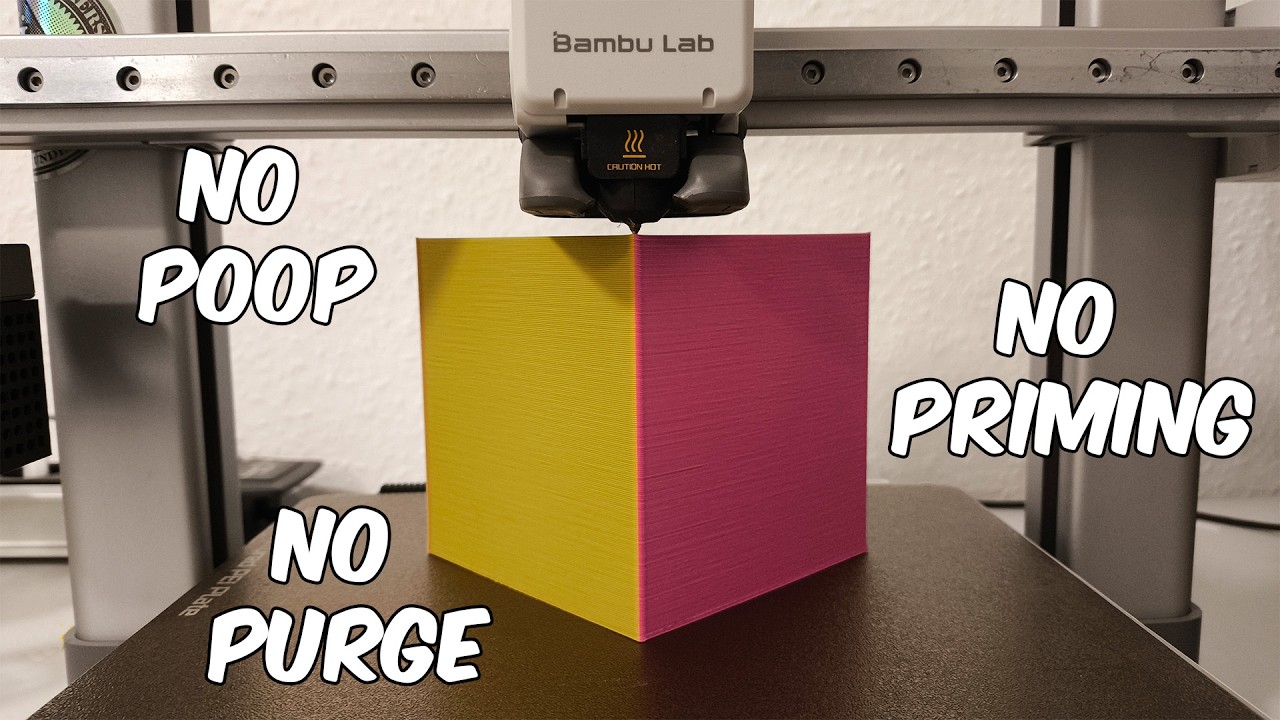 WASTELESS Multi Color 3D-Printing. Introducing the Open Source Co-Hotend (Roetz-End E03)