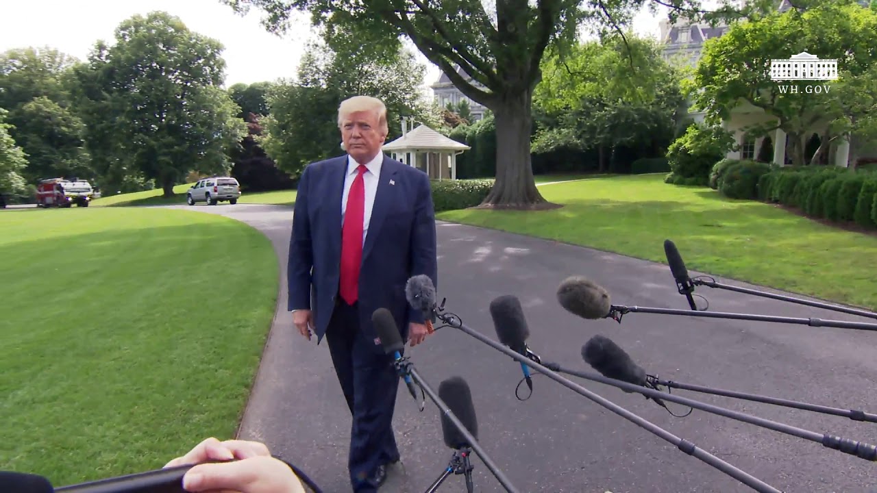 06/18/19: President Trump Delivers Remarks Upon Departure