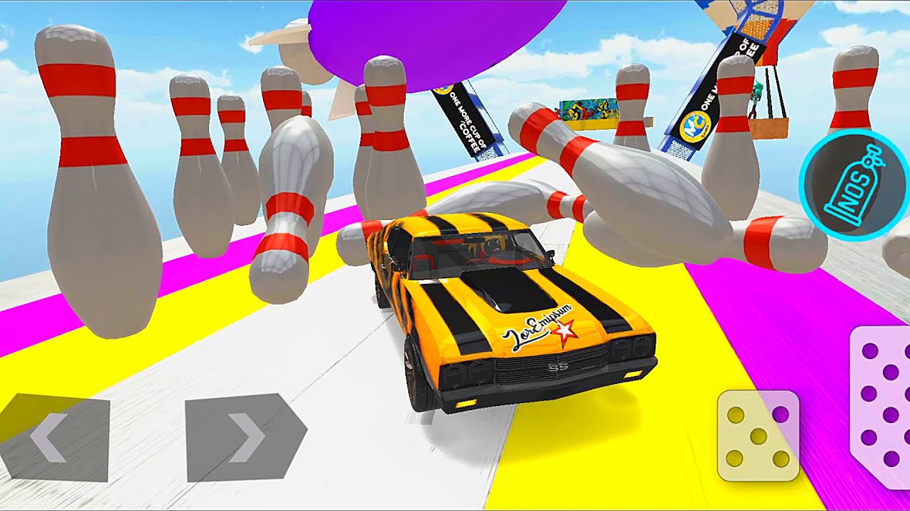 Крутые Гонки с МЕГА трюками #1 ИГРА Андройд - Muscle Cars MEGA RAMP Stunts