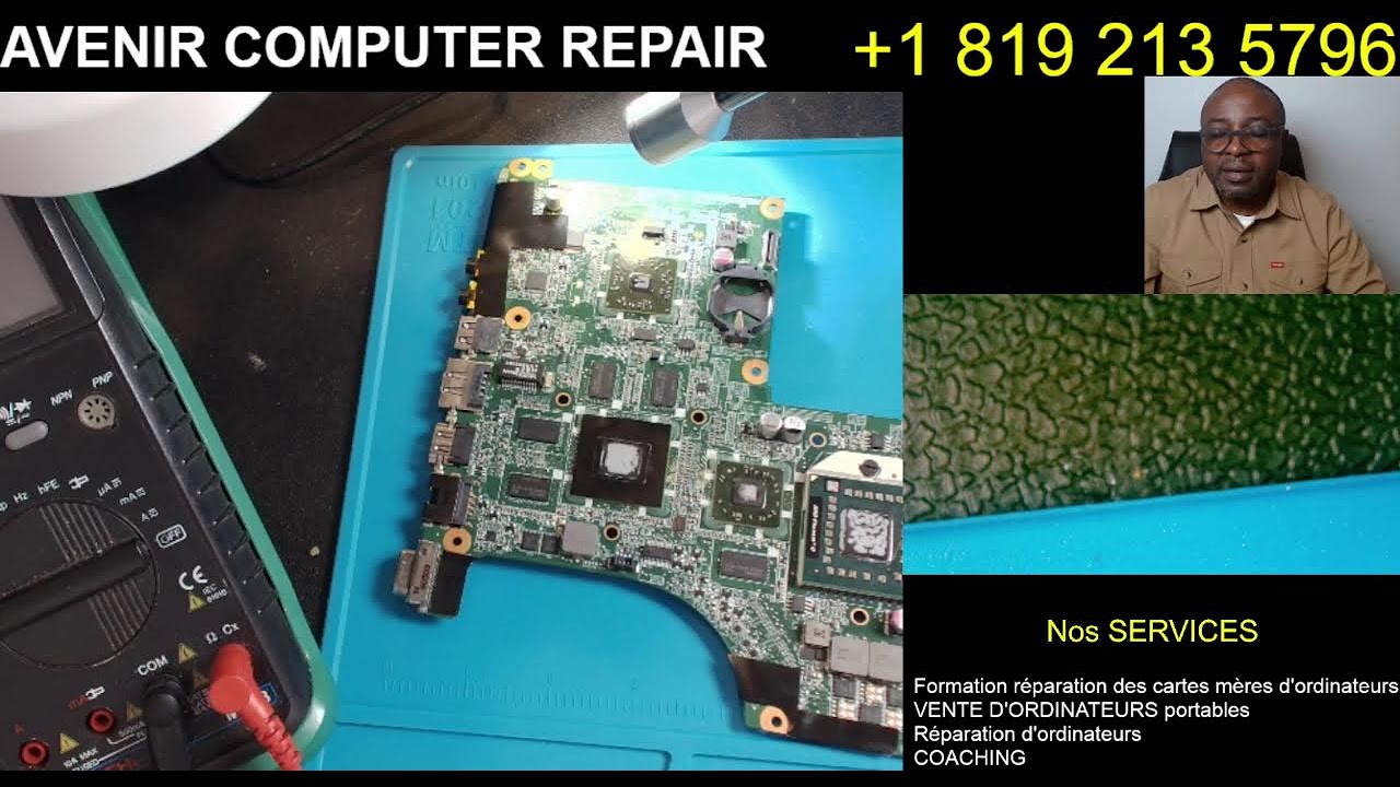 Séance gratuite pour débutants dans la réparation des cartes mères laptops