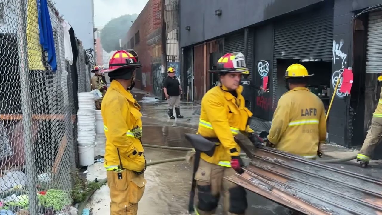 LAFD: Early Morning Blaze in Downtown Los Angeles | October 28, 2024