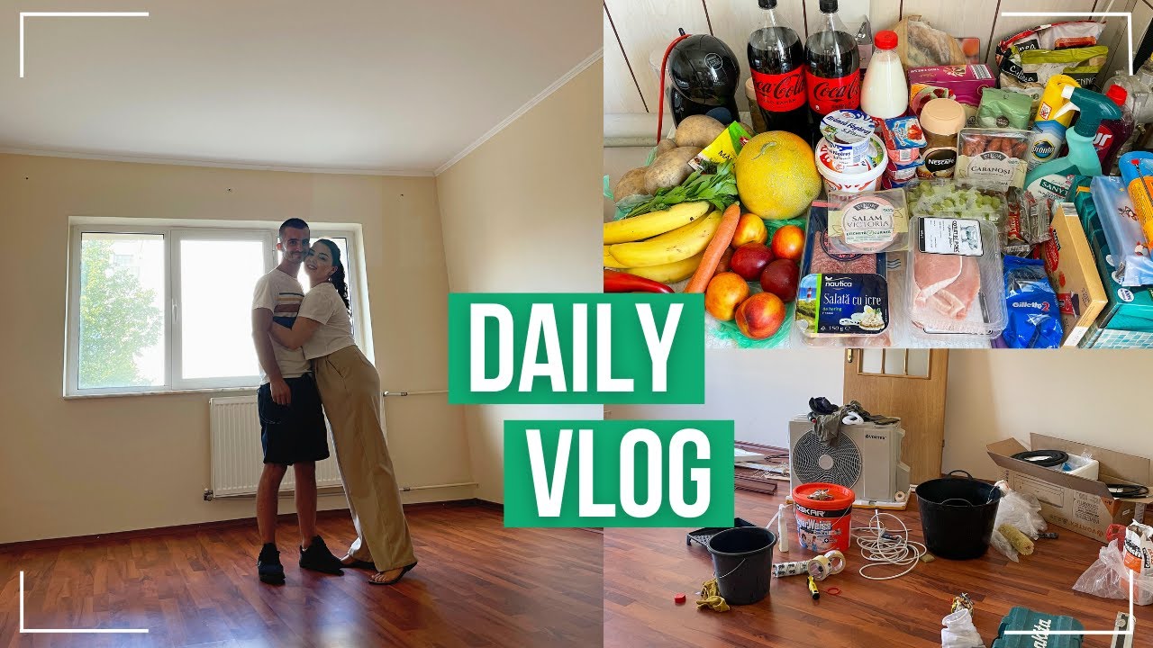Daily Vlog | Am preluat apartamentul, incepem renovarea, cumparaturi alimentare
