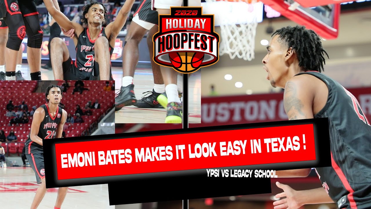 Emoni Bates and Ypsi Prep vs Legacy School at the University of Houston