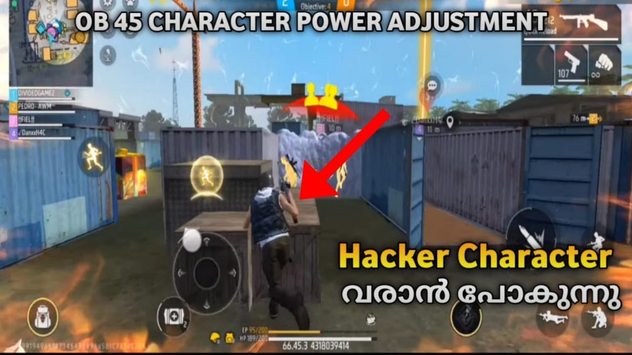 New Hacker Character Coming 🥵 Ob 45 All Characters Skill Adjustment മലയാളം | Malayali Bro