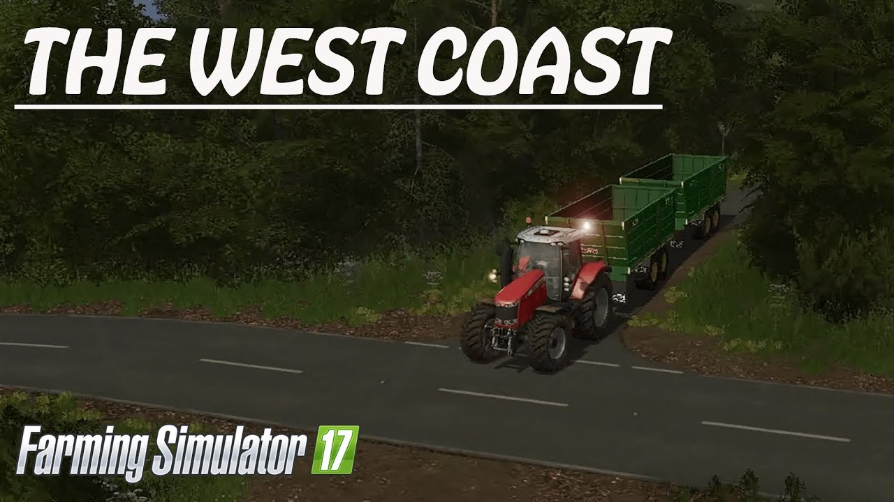 THE WEST COAST - FARMING SIMULATOR 17 - ROAD TRAIN!!