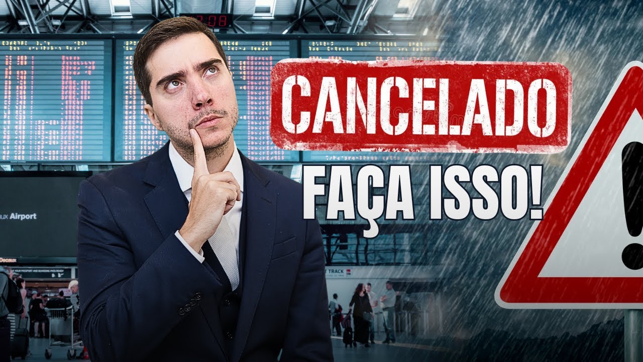 ✈️ VOO CANCELADO POR MAU TEMPO: VOC&Ecirc; TEM ALGUM DIREITO? ⚠️😱