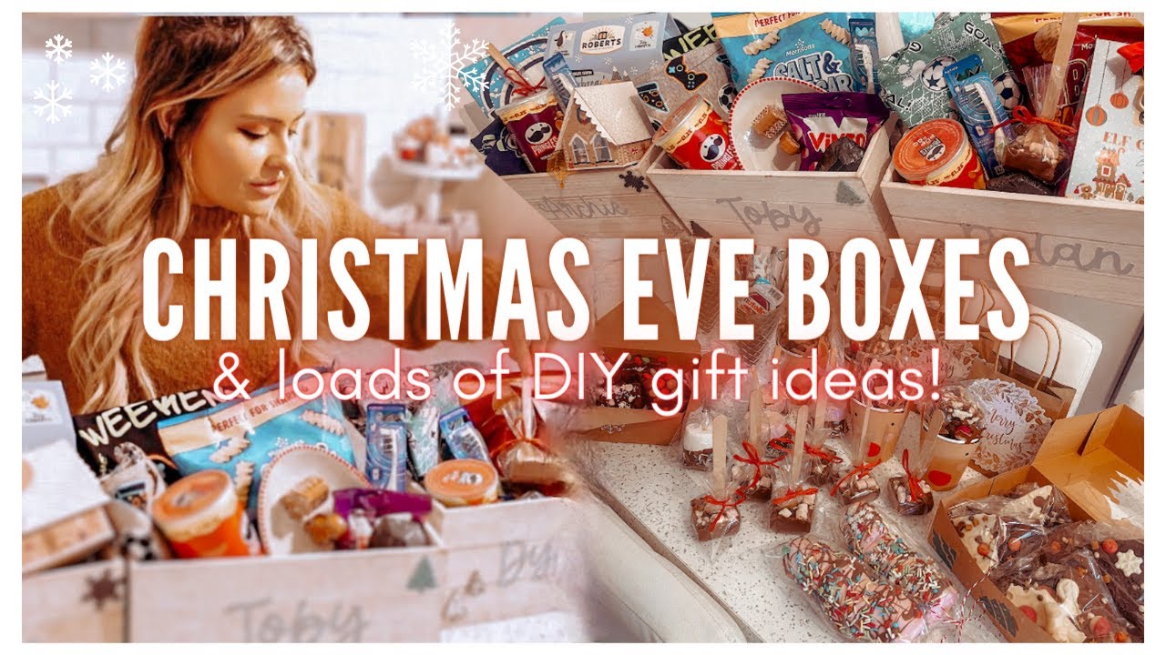 MAKE CHRISTMAS EVE BOXES WITH ME & LOADS OF DIY CHOCOLATE GIFT IDEAS ANYONE WOULD LOVE