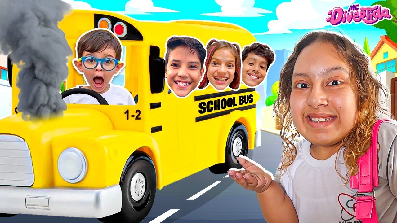 Maria Clara quer ir pra escola + vídeos divertidos com MC Divertida e amigos