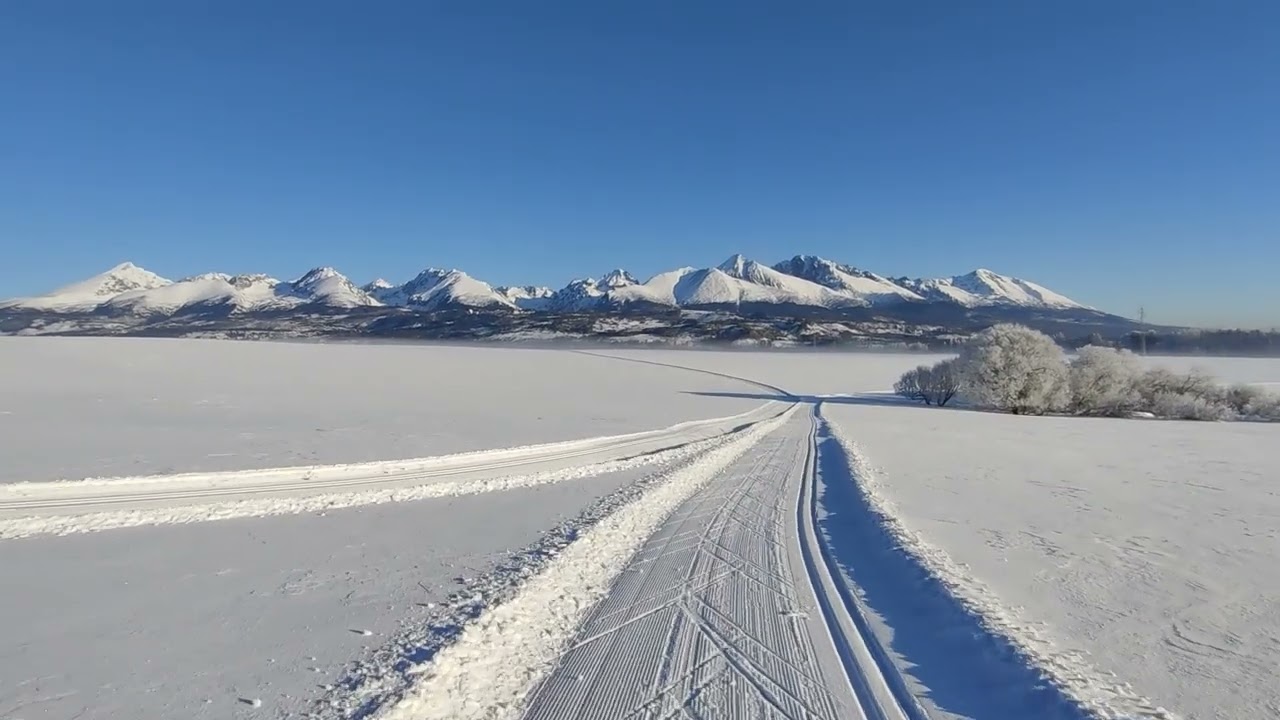 Trate pre beh na lyžiach - Štrba - Tatranská Štrba - 7.2.2023