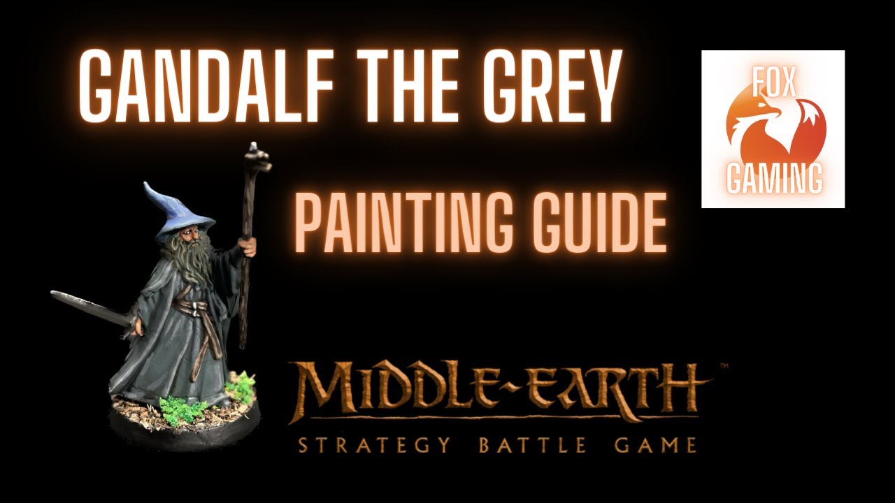 How to paint Gandalf the grey (painting tutorial)