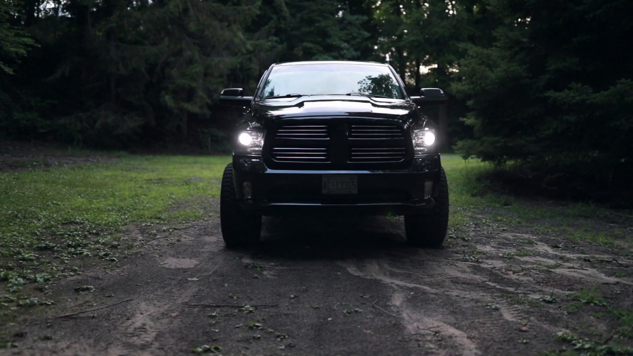 BLACKED OUT Lifted Dodge Ram 20x12