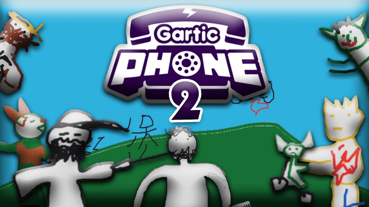 DIBUJANDO A CIEGAS EPICAMENTE - Gartic Phone #2 GOTH KIDS