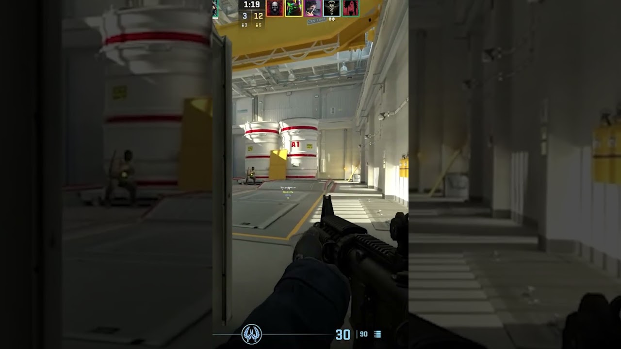 When AIM Takes a Day Off&hellip; 😭 #CS2Fails #shorts