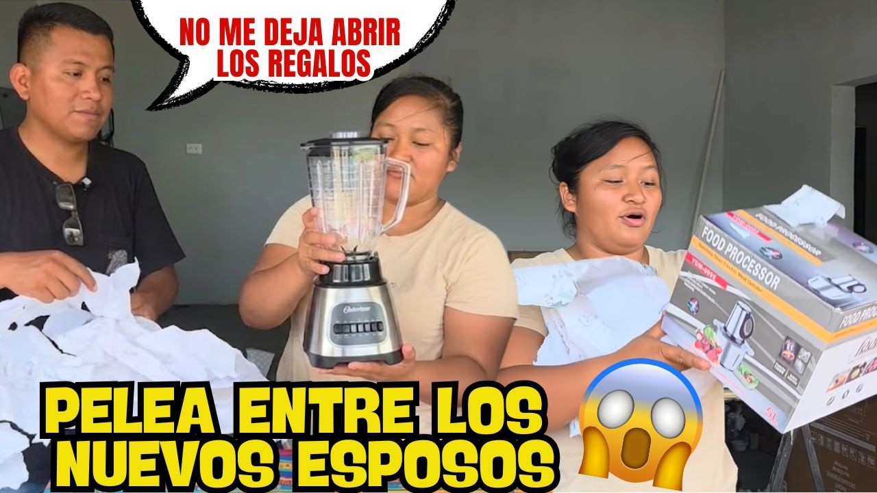 Vivimos un momento inc&oacute;modo😨 Los esposos discutieron por los regalos, no se pusieron de acuerdo😡😡