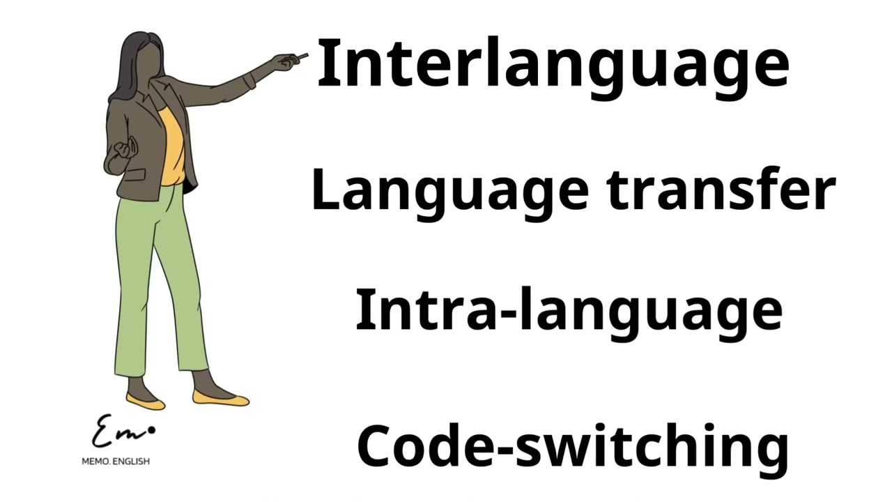 شرح بالعربي interlanguage-intralanguage-transfer positive -negative ,codeswitching#methodology