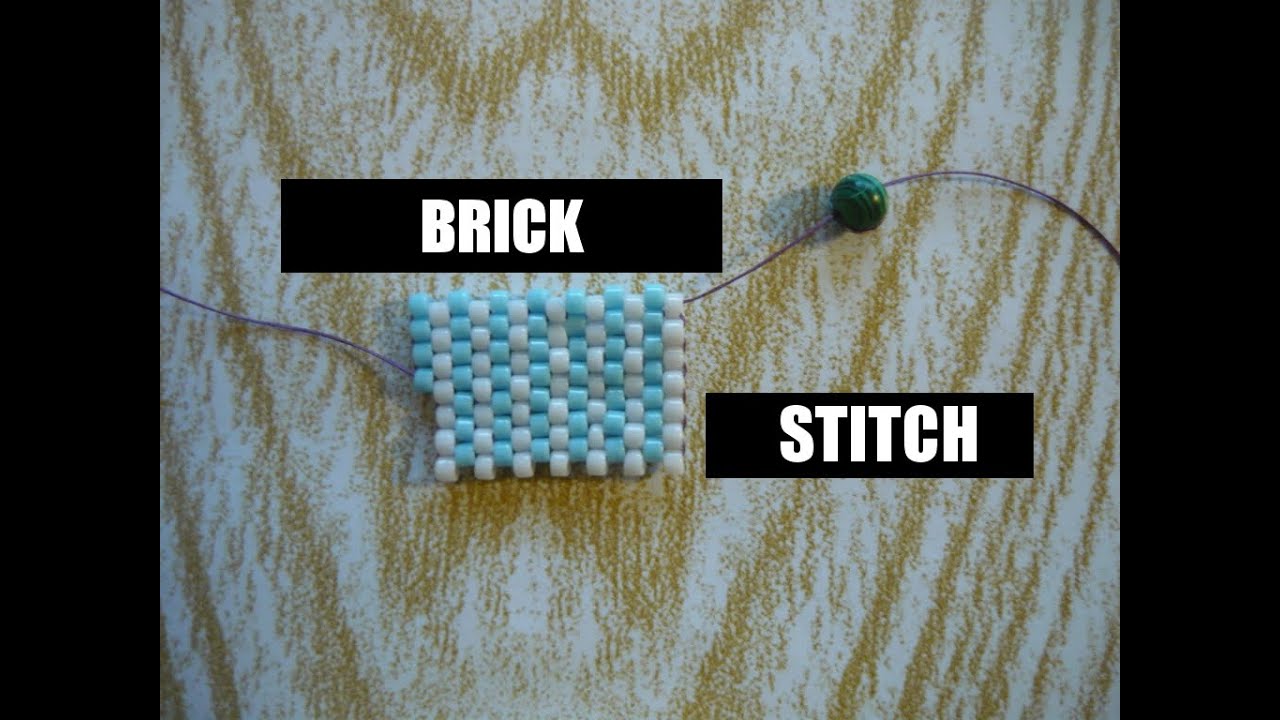 Ścieg koralikowy Brick Stitch [TUTORIAL] | Qrkoko.pl