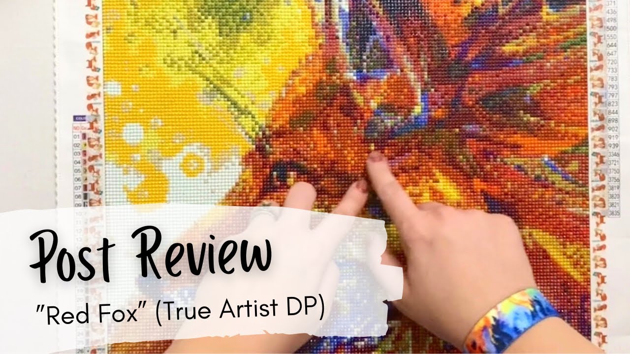 Post Review: “Red Fox” from True Artist Diamond Painting