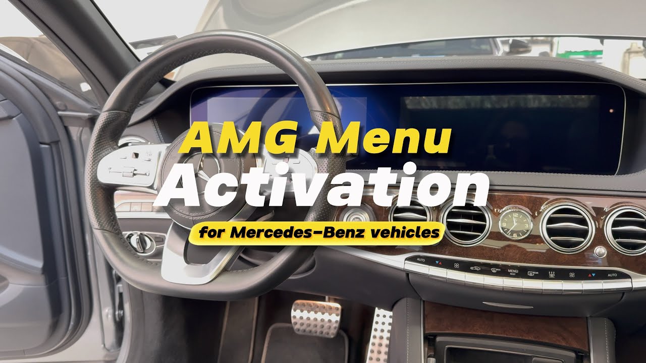 AMG Menu Activation W222 Facelift Mercedes-Benz Using Only AVDI!
