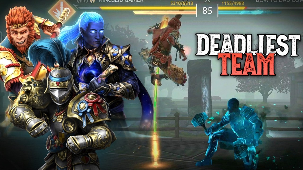 All Comeback Hero In One Team 🔥| ITU, CLAD & MK Dominating Arena 💀| SF4 Arena Gameplay