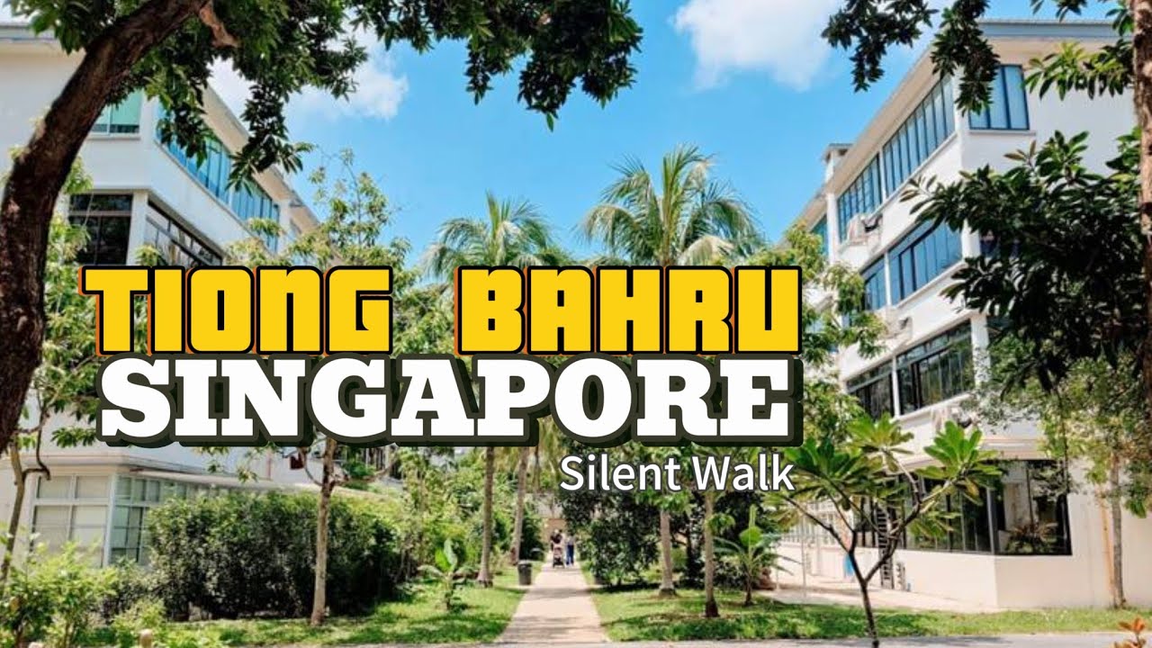 Tiong Bahru - Heritage Trail - Singapore 4K | a silent Walk tourist Guide