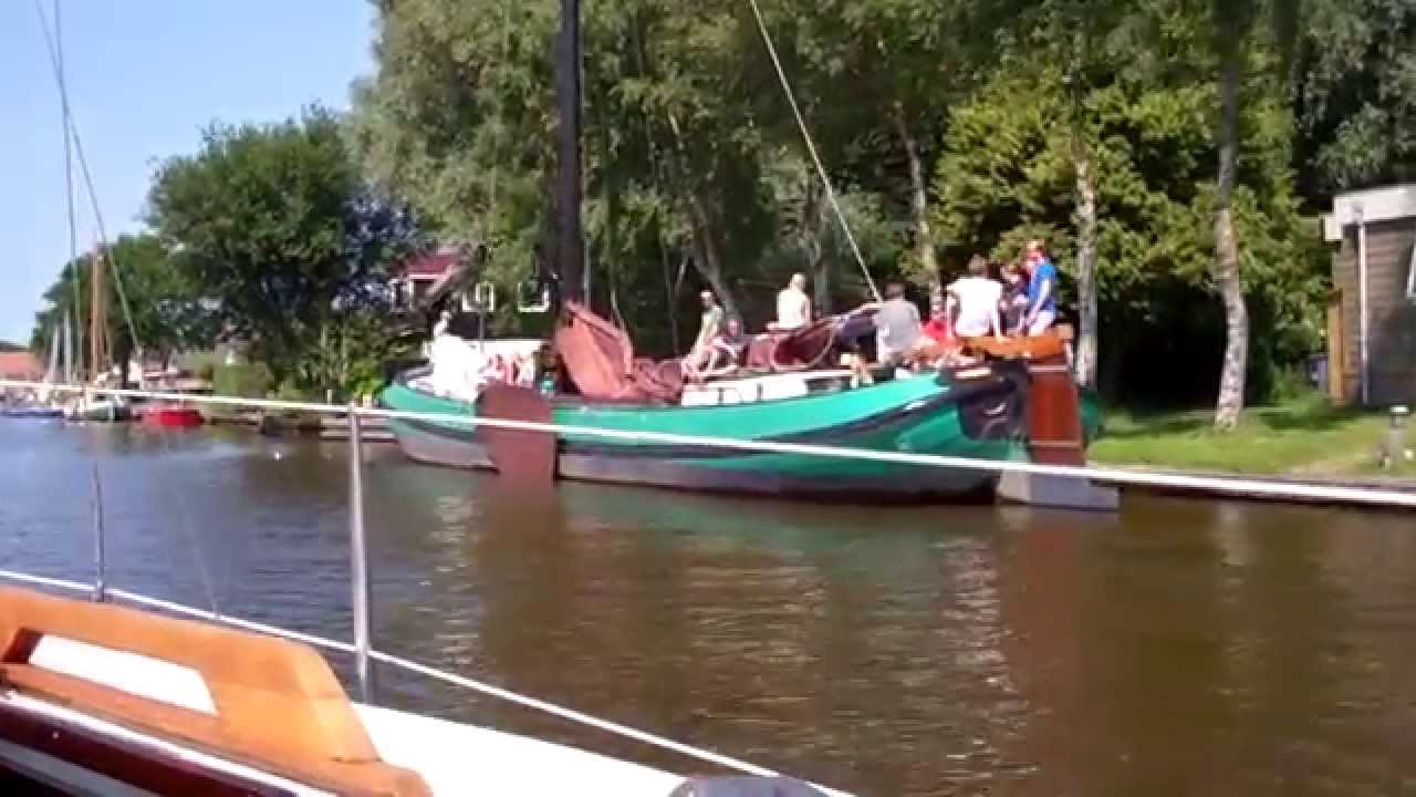 Bootstour von Heeg über Woudsend nach Balk. Friesische Seenplatte.