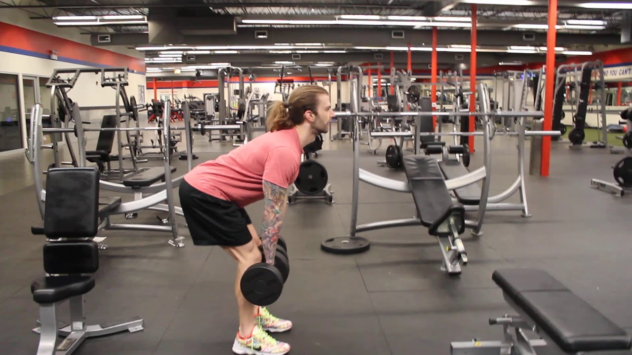 Dumbbell Rack Pull