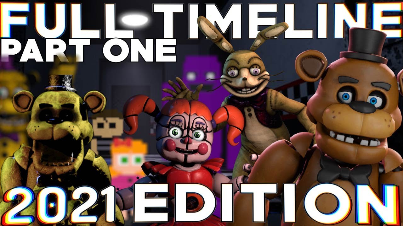 Five Nights at Freddy’s: FULL Timeline 2021: Part 1 (FNAF Complete Story)