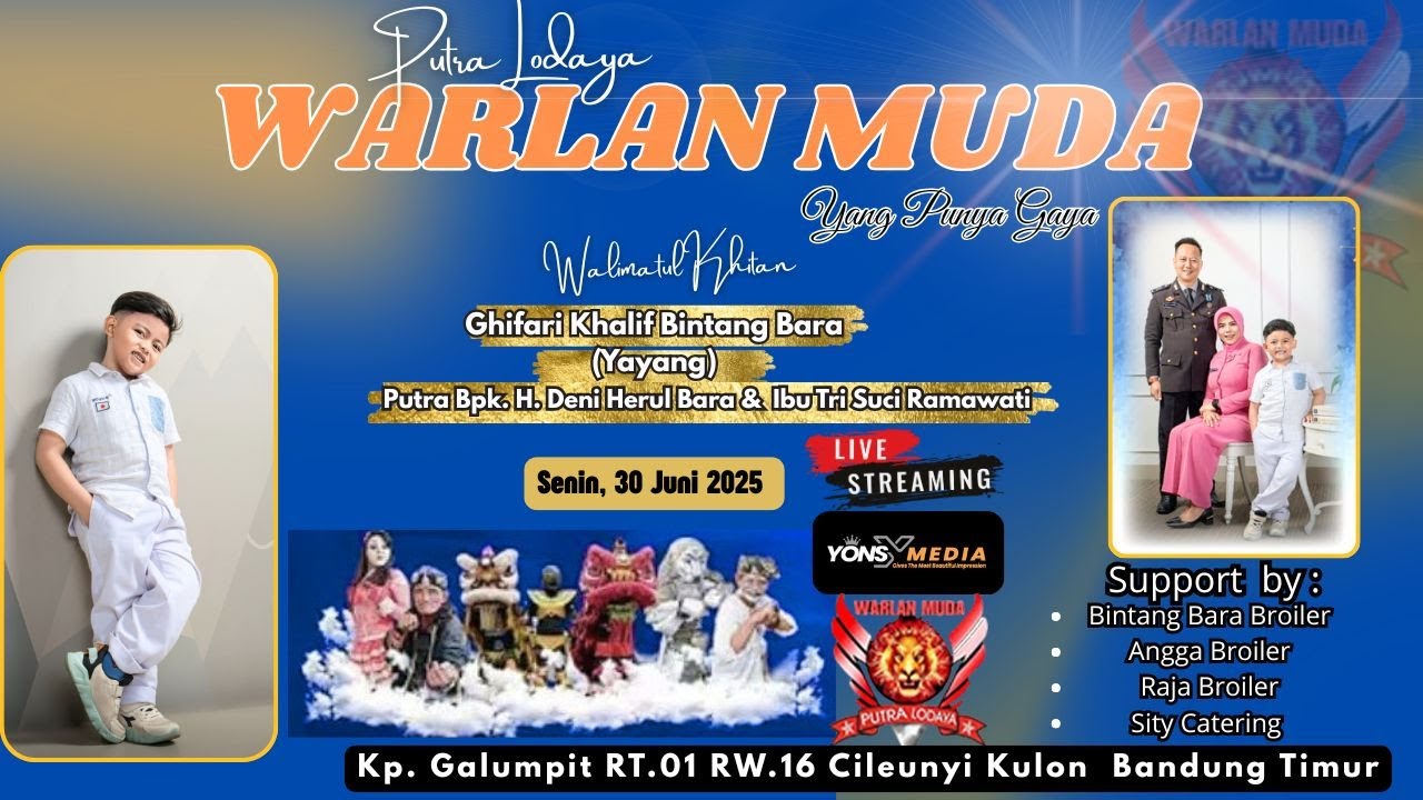 🔴 LIVE. WARLAN MUDA | THE LEGEND OF PANTURA | SENIN, 30 JUNI 2025 | CILEUNYI KULON - BANDUNG TIMUR