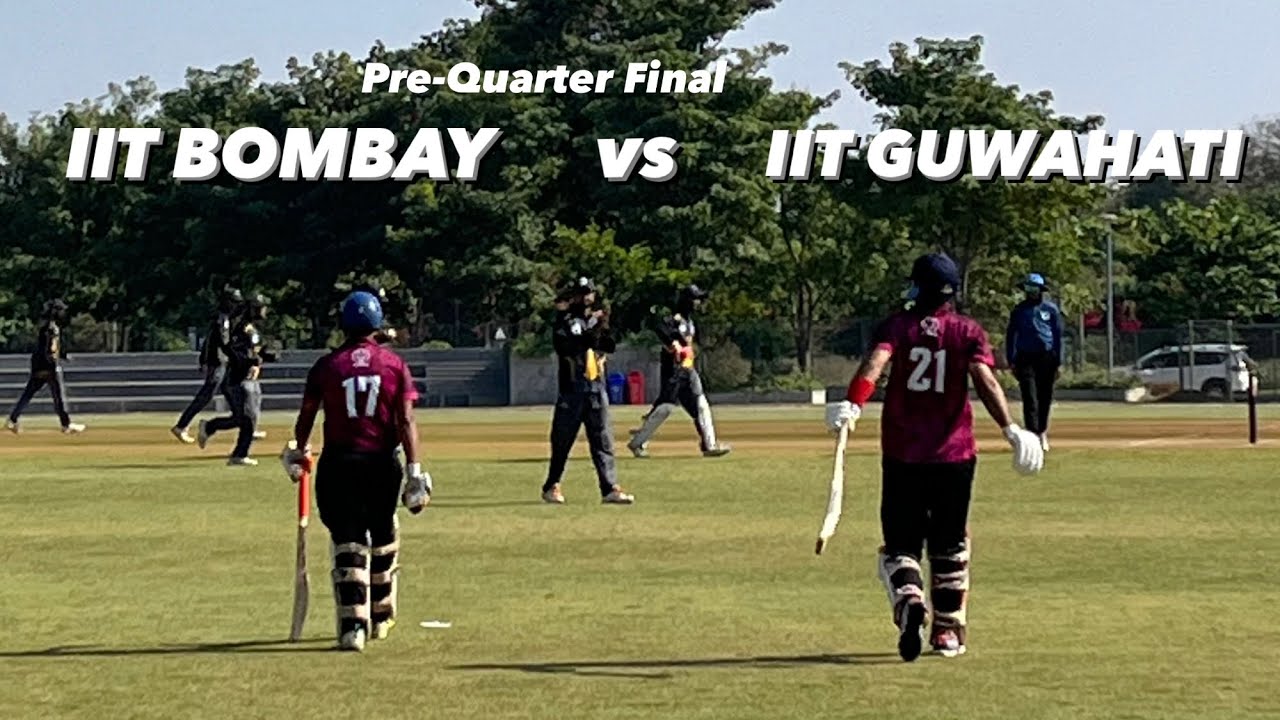 IIT Bombay vs IIT Guwahati, Cricket Pre-Quarter Finals | inter-IIT #cricket #iit #jee #sports #viral