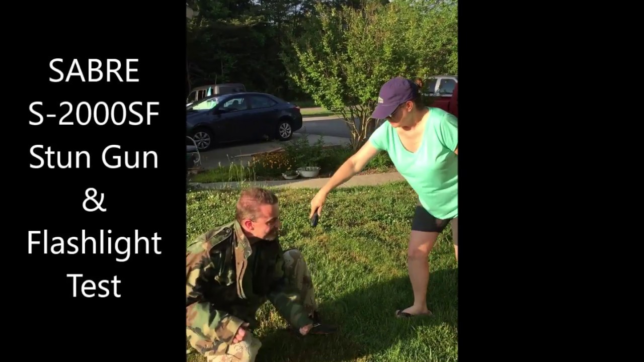 SABRE S-2000SF Stun Gun & Flashlight Test