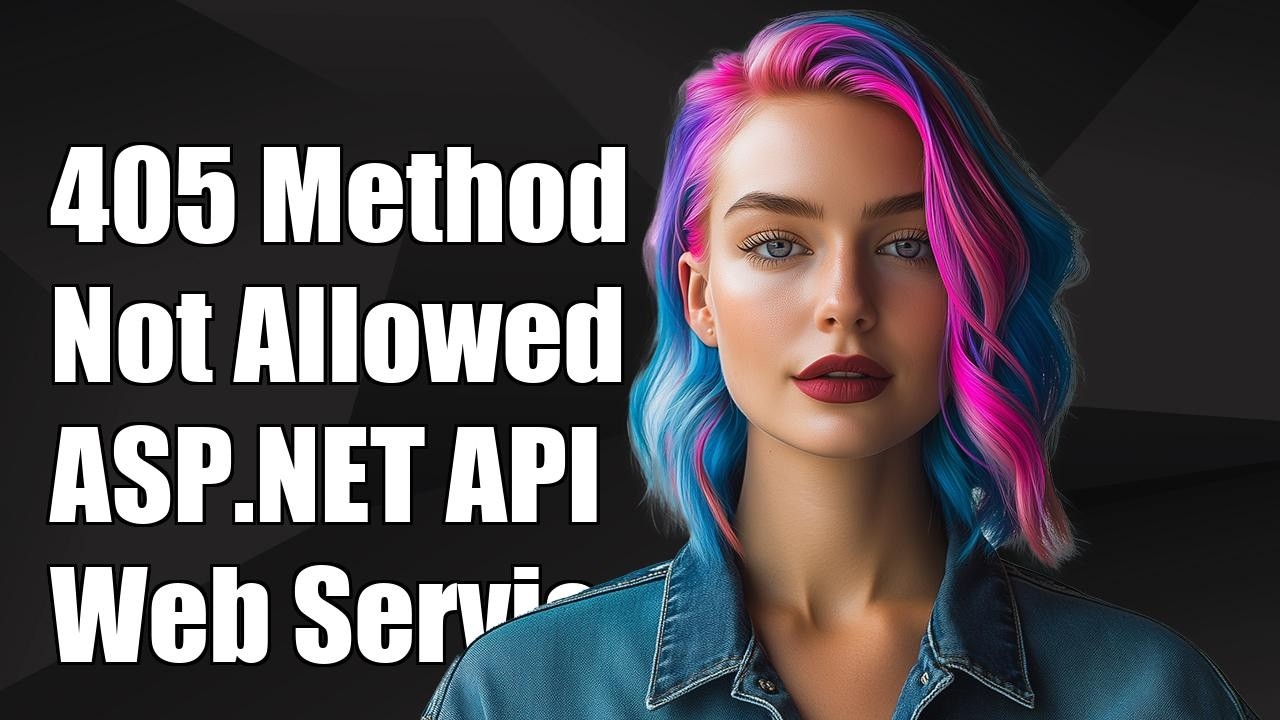 405 method not allowed - ASP.NET Web API